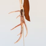 ELLEN SAVAGE (ELLEN SAVAGE XIDHOY) (1919-2004) DEG XINAG ATHABASCAN, Athabaskan Doll with Beaded Coat and Willow Root Basket, 12 Sept...