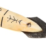 CAPTAIN ANDREW BROWN (1879-1962), HAIDA,MASSET, HAIDA GWAII, Model Totem Pole, c. 1950s / 1960s