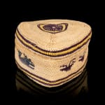 UNIDENTIFIED ALASKAN TSIMSHIAN ARTIST, Open Basket with Cherry Design, 1920s - 1930s