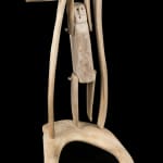 LUKE ANOWTALIK (1932-2006) ARVIAT (ESKIMO POINT), Swinging Acrobat, c. 1985