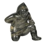 VICTOR MICHAEL WEST, TLINGIT, CREE, AND CELTIC, VANCOUVER / UCLUELET, BC, "Raven-Human" Paddle, Jan 2012