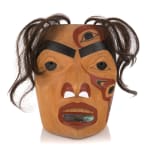 UNIDENTIFIED NUU-CHAH-NULTH ARTISTS, Two Miniature Baskets and a Miniature Rain Hat, 1990s