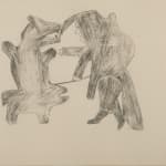 PAUTA SAILA, R.C.A. (1916-2009) KINNGAIT (CAPE DORSET), Untitled (Hunting Caribou by Dog Sled), 1962 #50