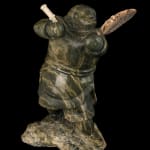 UNIDENTIFIED NUU-CHAH-NULTH ARTISTS, Two Miniature Baskets and a Miniature Rain Hat, 1990s