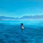 Adriel Visoto, Lake with fog, 2024
