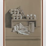 Aimée Moreau, 8. Boîte à œufs, bocal et chiffon, ca. 1980