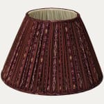 Unique Woven Thai Silk Handsewn Lampshade
