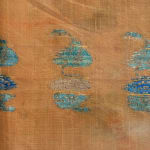 Safavid weaving (1501- 1736) from Persia - polychrome brocaded taffeta with lovely patina and stunning colours