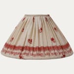 Decors Barbares Red Polonaise Handsewn Coolie Lampshade