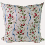 Jean Monro Cheltenham Pink Glazed Cotton Chintz Cushion