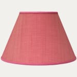 John Boyd Paso Pale Azalea Horsehair Lampshade with Cream Linen Lining