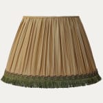 Michael Smith Jasper Pompadour Stripe Saffron Handsewn Lampshade With Bespoke Trim