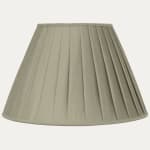 Celadon Faille Lugano Silk Box Pleated Lampshade