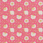 Bennison Pali Pink Yellow on Oyster Linen