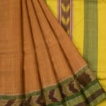 Handloomed Dhana Patra Ikat Tussar Silk Saree