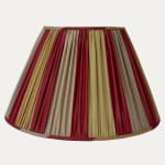 SFJ Striped Silk Lampshade