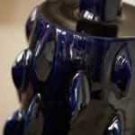 Caitriona Manoury Lampe Ceramique Bleue