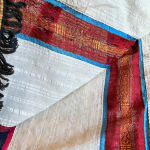 Wall Hanging In Shaped Silk Ribbons And Cotton Veil - Djerba Tunisia