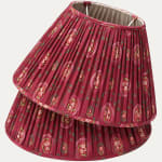 Decors Barbares Aurel Rose Glazed Cotton Hand Sewn Lampshade