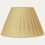 Citron Monotones SFJ Silk Box Pleated Lampshade