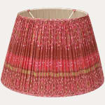 Unique Vintage Handwoven Thai Silk Lampshade with Dry Silk Lining
