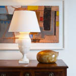 Alba Alabaster Urn Table Lamp