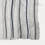 Vintage White and Blue Silk Shawl
