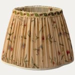 Bennison Chinese Paper Quatrefoil Lampshade with Embroidered Trim