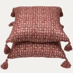 Robert Kime Ume Decorative Cushion with Tassels