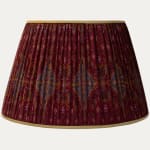 Beautiful Handloomed Thai Silk Lampshade with Lelievre Silk Trim