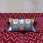 Bermingham and Co Silk and Cotton Ikat Cushion