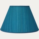 John Boyd Paso Marine Horsehair Lampshade with Cream Linen Lining