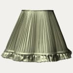 Douppion Military Silk Scallop Lampshade