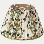 Delacova Sielalla Campanula Blue and Sand Empire Gathered Lampshade