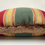 Nicole Fabre Plessis Mazarin Decorative Cushion with Jewel Brush Fringe