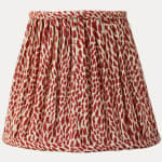 Pierre Frey Plumette Touge de Chine Handsewn Gathered Lampshade