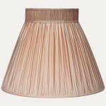 Douppion Orchid Silk Collar Top Lampshade