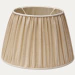 Antique Anatolian Subtle Striped Linen French Drum Shade
