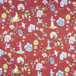 Oolong Poplin Red Multicolor