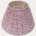 Sibyl Colefax & John Fowler Pink Seaweed on Cotton Lampshade
