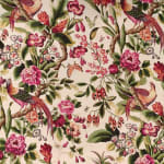 Pheasans Canvas Pink Multicolor