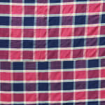 Large Check Uzbek Silk Panel