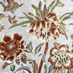 Woodland Floral Russet Ecru