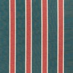 Teeth Stripe Green Rust On Beige