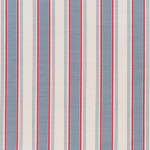 Pavillion Stripe Red Blue On Oyster