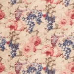 Rosevine Faded Blue Pink On Beige