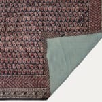 Block Printed Kalamkari with Pen Work on Cotton