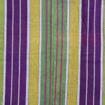 Vibrant Striped Silk Panel