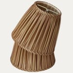 Claremont Autrichienne Striped Silk Candle Clip Lampshade