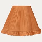 Arancio SFJ Silk Scallop Lampshade